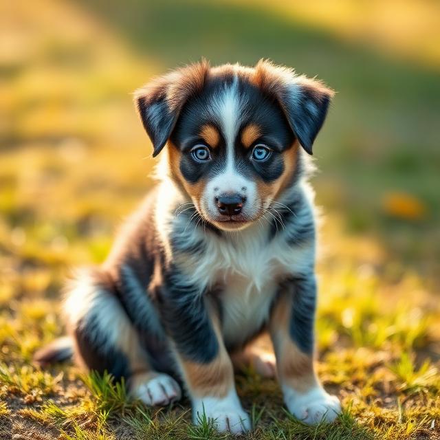 Australian Shepherd Welpe
