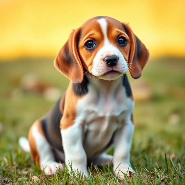 Beagle Welpe
