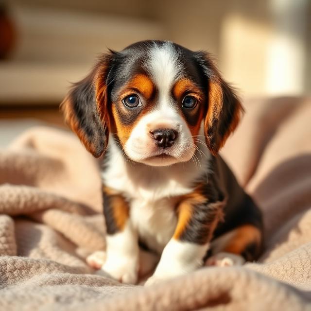 Cavalier King Charles Spaniel Welpe