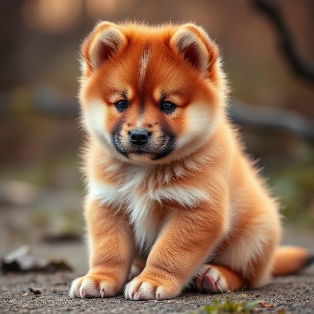 Eurasier Welpe