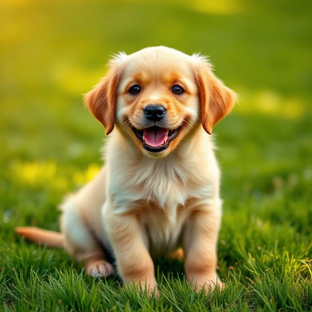 Golden Retriever Welpe